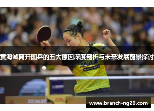 黄海诚离开国乒的五大原因深度剖析与未来发展前景探讨